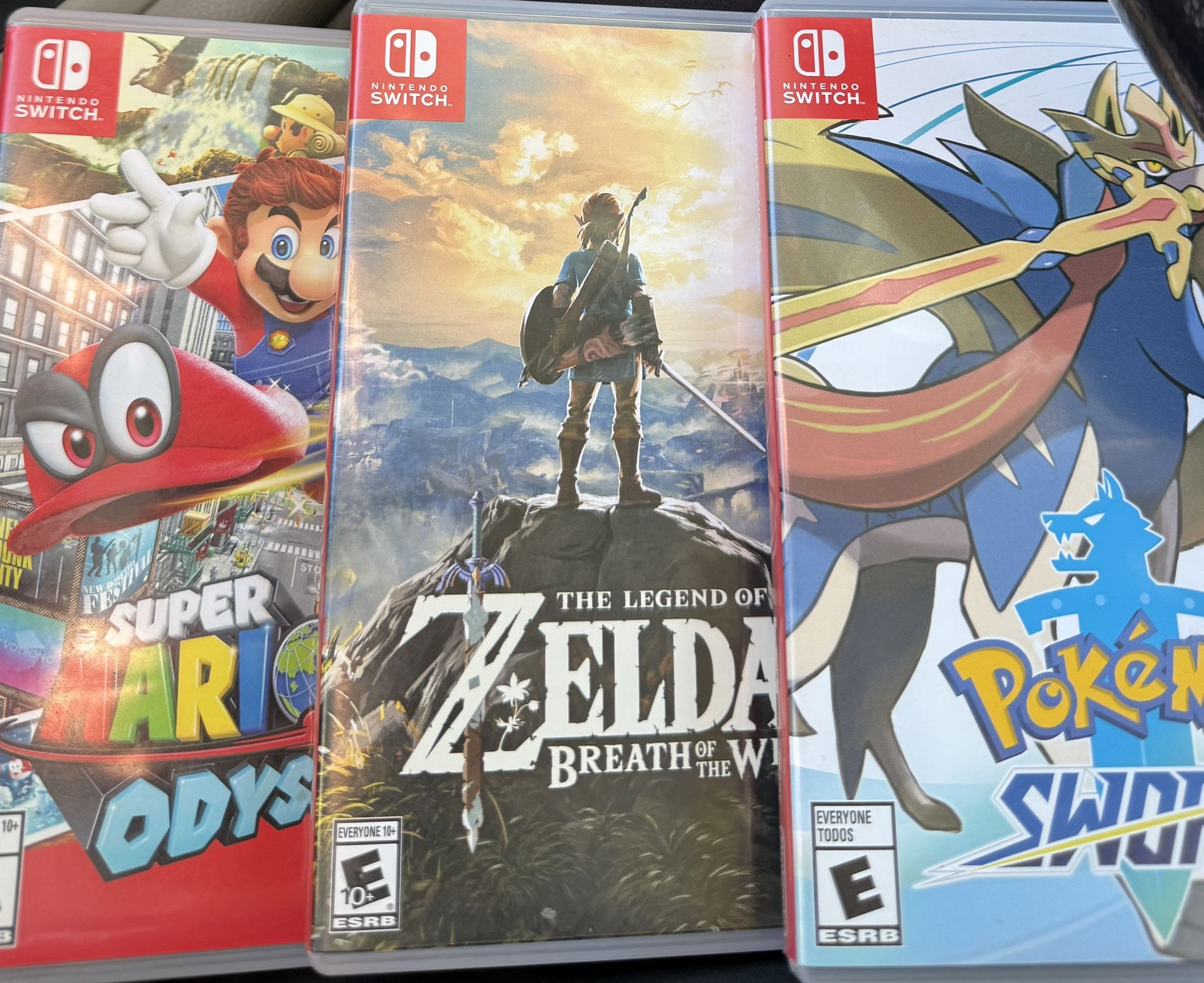 $40 Each Nintendo Switch Games Pokémon Zelda Mario