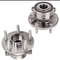 Autoround 512460 Front/Rear Wheel Hub and Bearing Assembly fit for Ford Explorer 2011-2018, Police Interceptor Utility 2013-2019, 5 Lugs w/ABS, 2-Pack