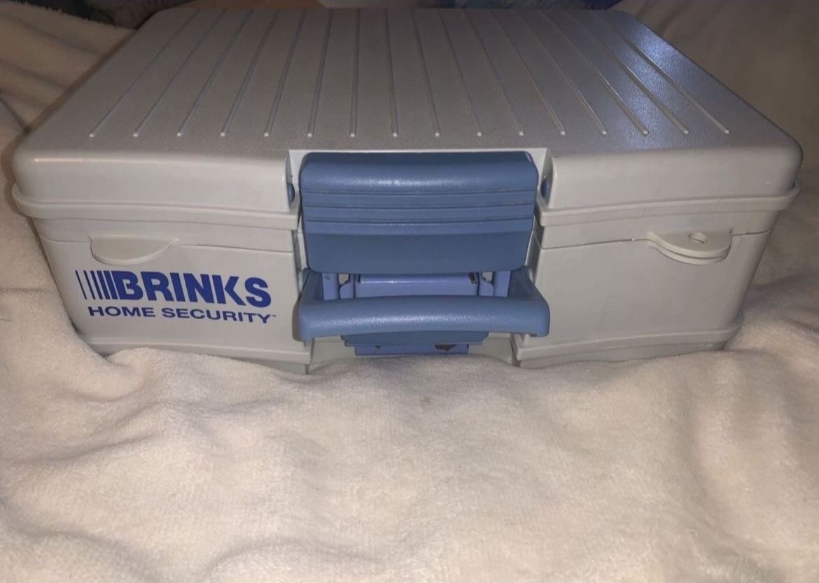 Brinks Home Security Fire And Water Saftey Chest