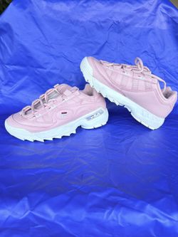 Fila D-Formation Girls Shoes Size 8.5, Color: Pink/White