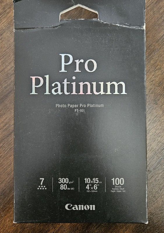 Canon Pro Platinum Photo Paper 