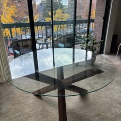 Large 59 Inch Glass Table (Article Trina)
