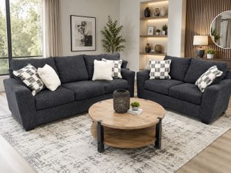 ASHLEY SOFA & LOVESEAT SALE! 🔥 Complete your living room for LESS 💥  🛋️ Ashley Sofa & Loveseat ONLY $798!