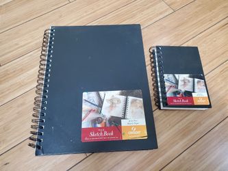 2 Canson Sketch Books 4x6 & 9x12 A Few Pages Used Excellent Condition