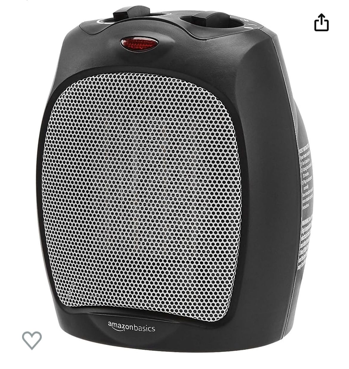 NEW AmazonBasics Space Heater