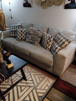 Gray Sofa and Loveseat set