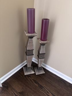 Candles With Decorative Holders