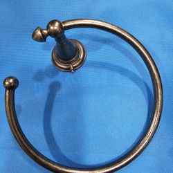 Gunmetal Gray Bathroom Hand Towel Ring/Holder