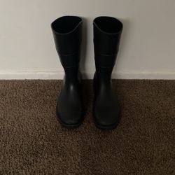 Black Rain Boots Size 6 Men’s