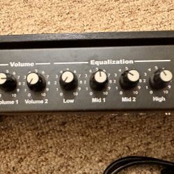 Bass Guitar / Acoustic 2 Input Amplifier Head 