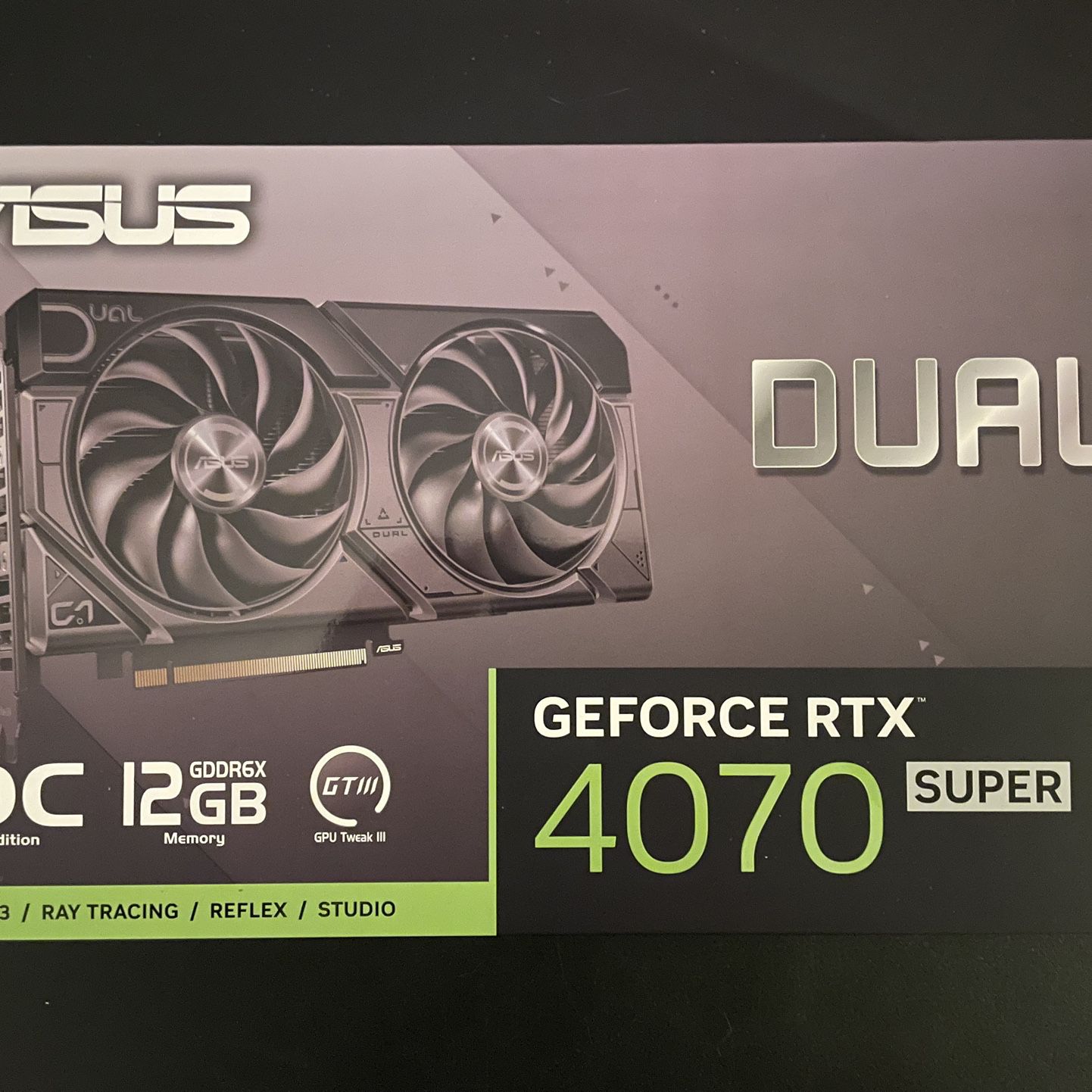 ASUS Dual GeForce RTX™ 4070 Super EVO OC Edition 12GB GDDR6X