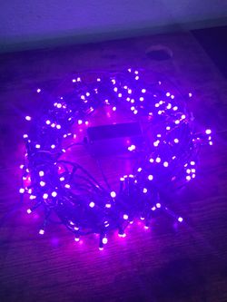 Luces color morado de Halloween con sonido