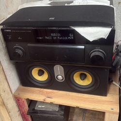 Receiver Yamaha Y Speaker Bowers & Wilkins Y Bose Acoustic 