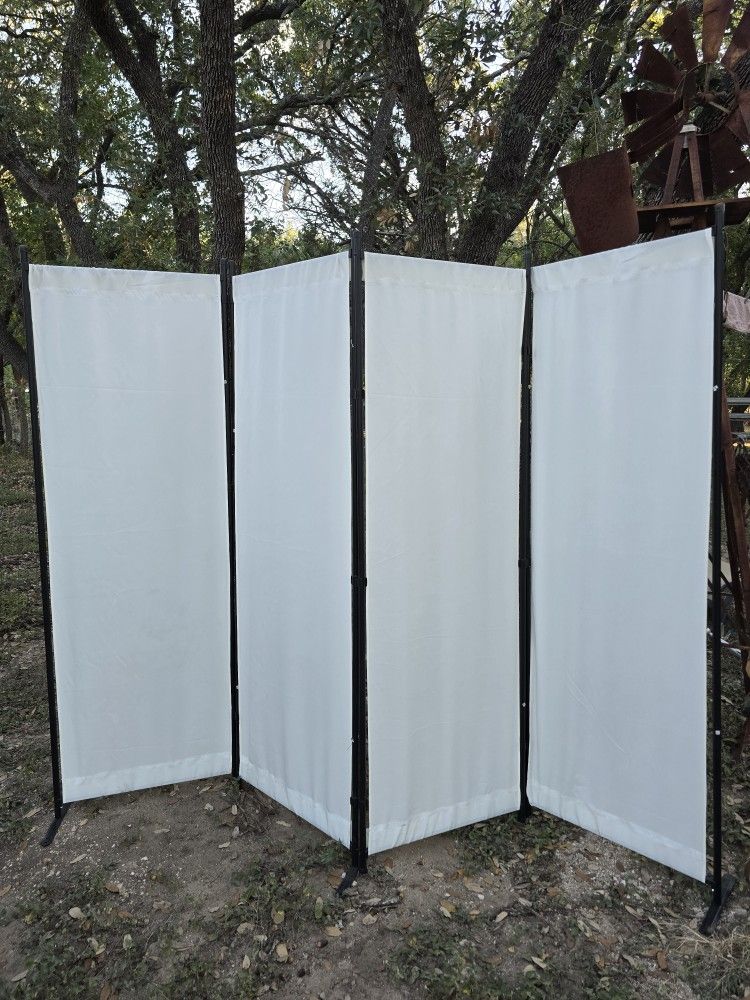 4 panel room divider room spacer -  Brand New
