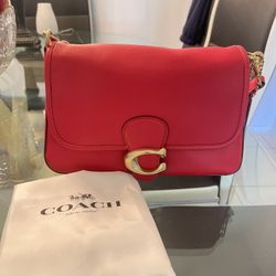 Red Coach Bag 