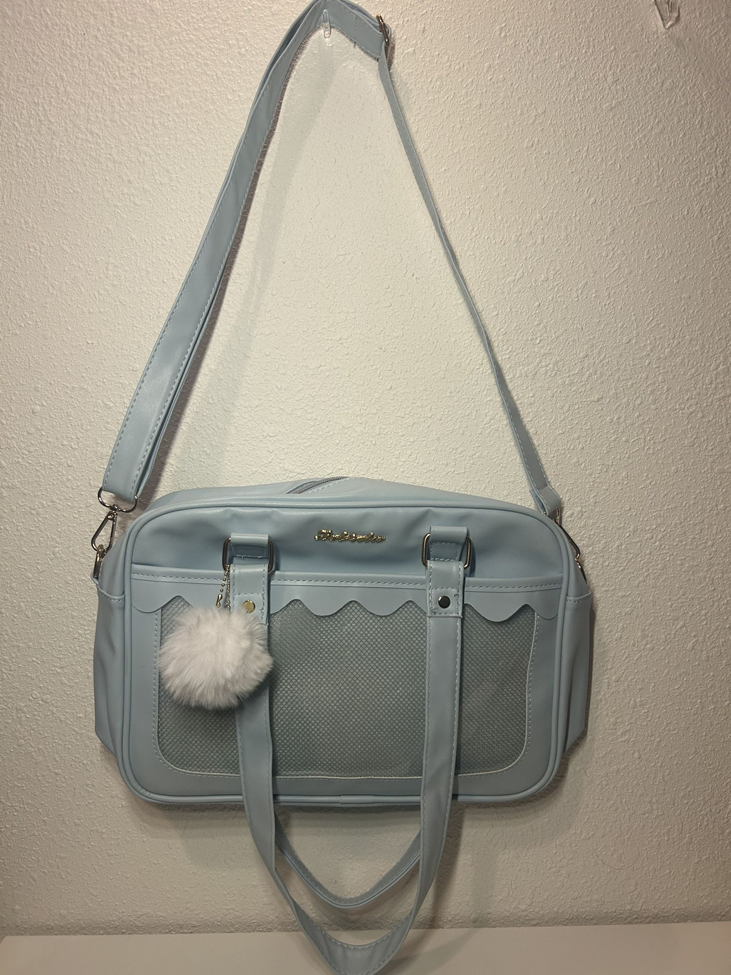 Cute Ita Messenger Crossbody Bag/purse For Pins And Charms