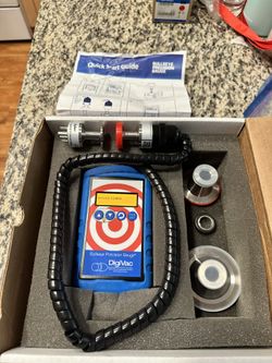 DigiVac Bullseye Precision Vacuum Gauge