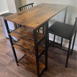 Tall Table & Chairs (free delivery)