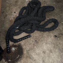 Weighted Battle Rope - Strength Exercise 