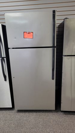 HOTPOINT REFRIGERATOR 2DOORS stainless steel work perfect delivery available