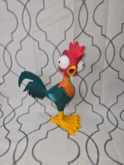 Disney's Moana 2 Squeeze and Scream Hei Hei 12" Tall Rooster Makes Sound