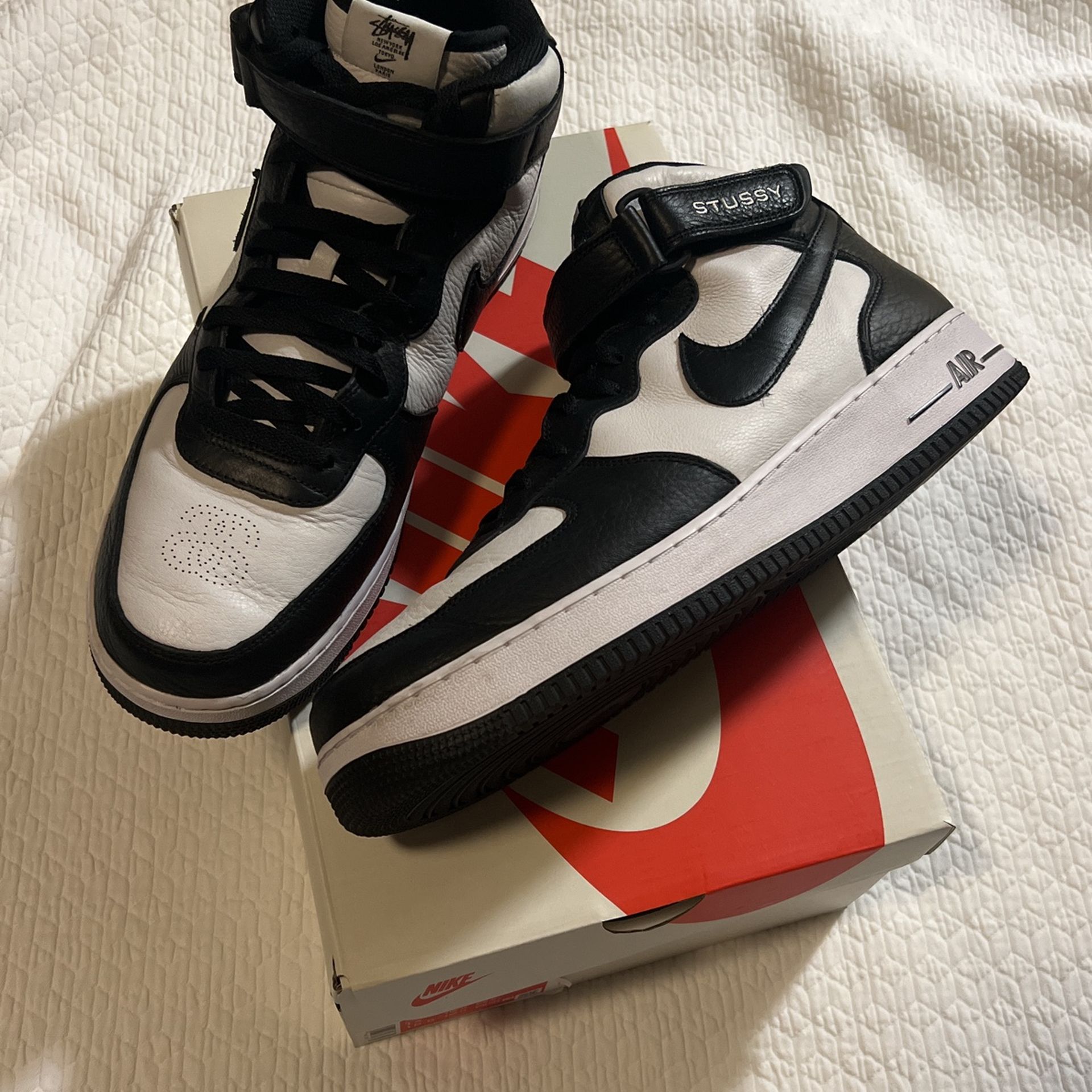 Nike/Stussy Air Force 1 Mid Size 14
