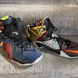 Nike LeBron 12 SE “what The” Size 14 Basketball Shoes 
