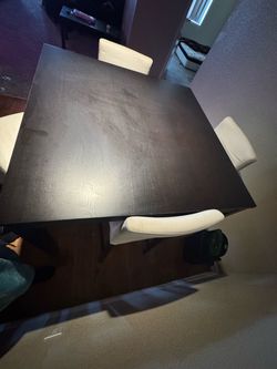 Table and chairs