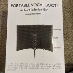 Portable Vocal Booth (use with Floor filter)