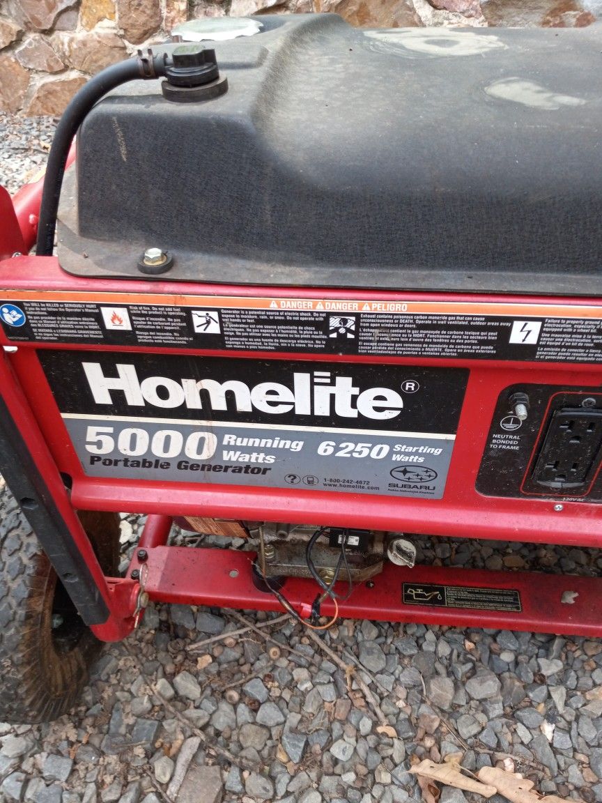 Homelite 5000 Generator