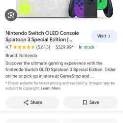 Splitoon OLED Switch