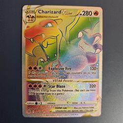 Secret Rainbow Ultra Rare Charizard Vstar