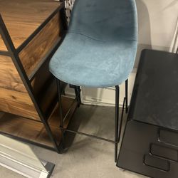 High Stool Barstools Pub Bar Stool Coffee Chair, PU Leather Upholstered Seat Breakfast Kitchen Counter Bar Stool, Colour Selection