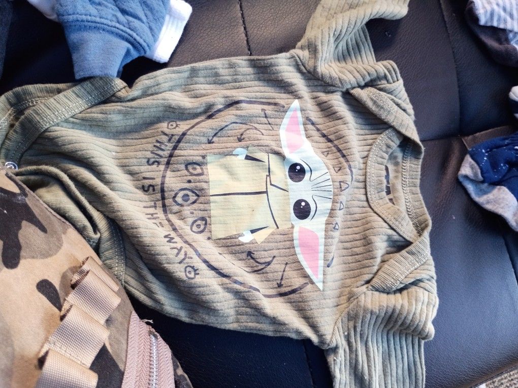 New Born Baby Boy Clothes Like New All Washed .