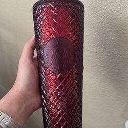 BNWT Starbucks Red Jewel Holiday Tumbler Cold Cup 