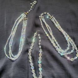 3 Crystal Necklaces V