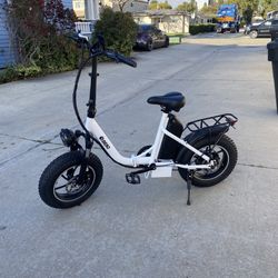 Electric E Bike Folding On The Go 