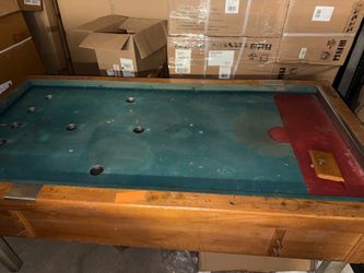 Vintage 1950s pool table