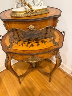 Antique double table