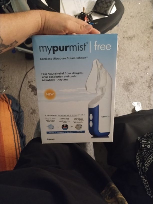 Brand New My Pure Mist Handheld Steam Inhaler!