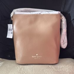 Kate Spade pebbled leather duffel cross body