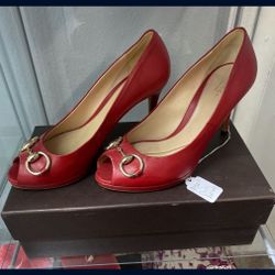 Red Heels Size 9 Gucci 