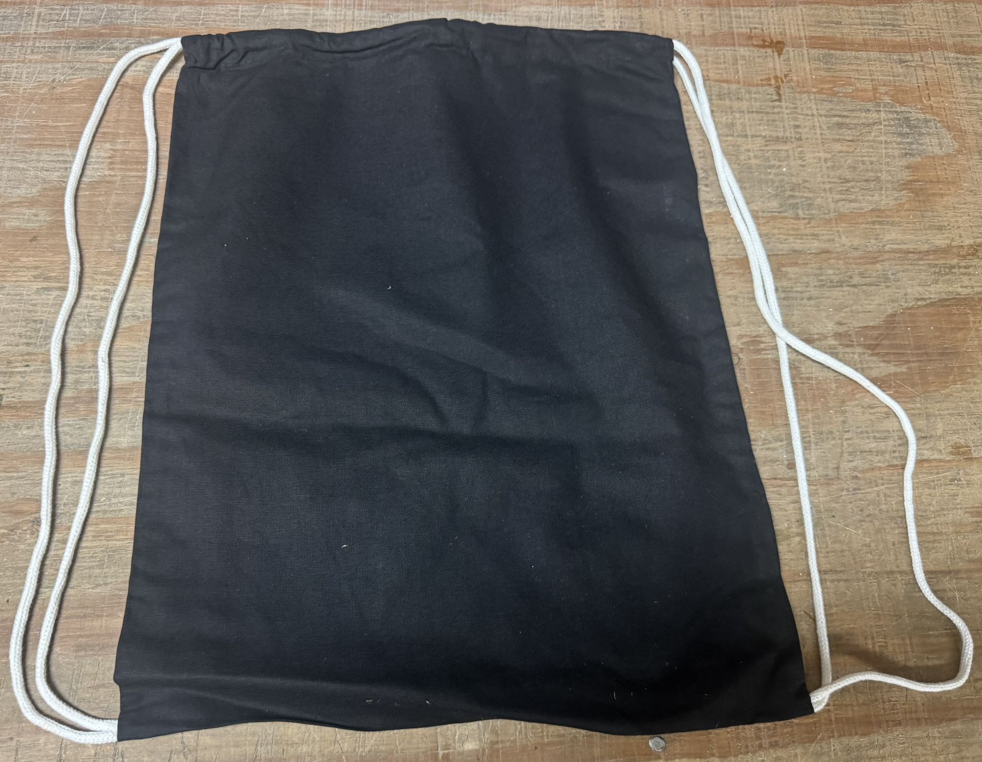 Draw String Backpack Bags Black