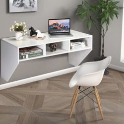 Floating Mounted Computer Desk