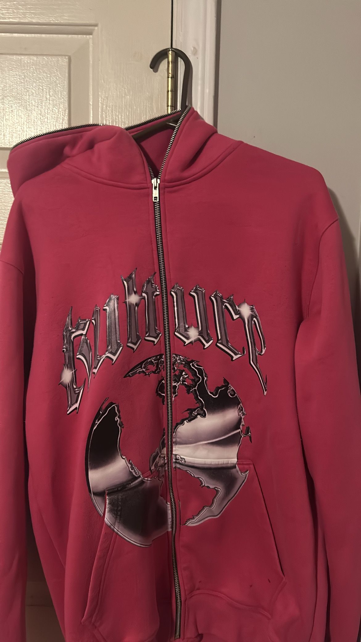 Pink full zip jacket size XL