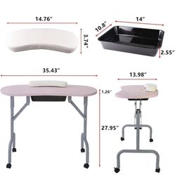 Mesa Portátil Para Manicurista 