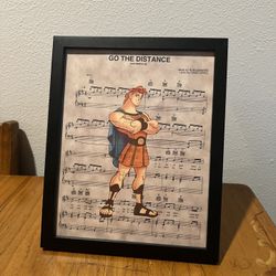 Disney Character Sheet Music Frame