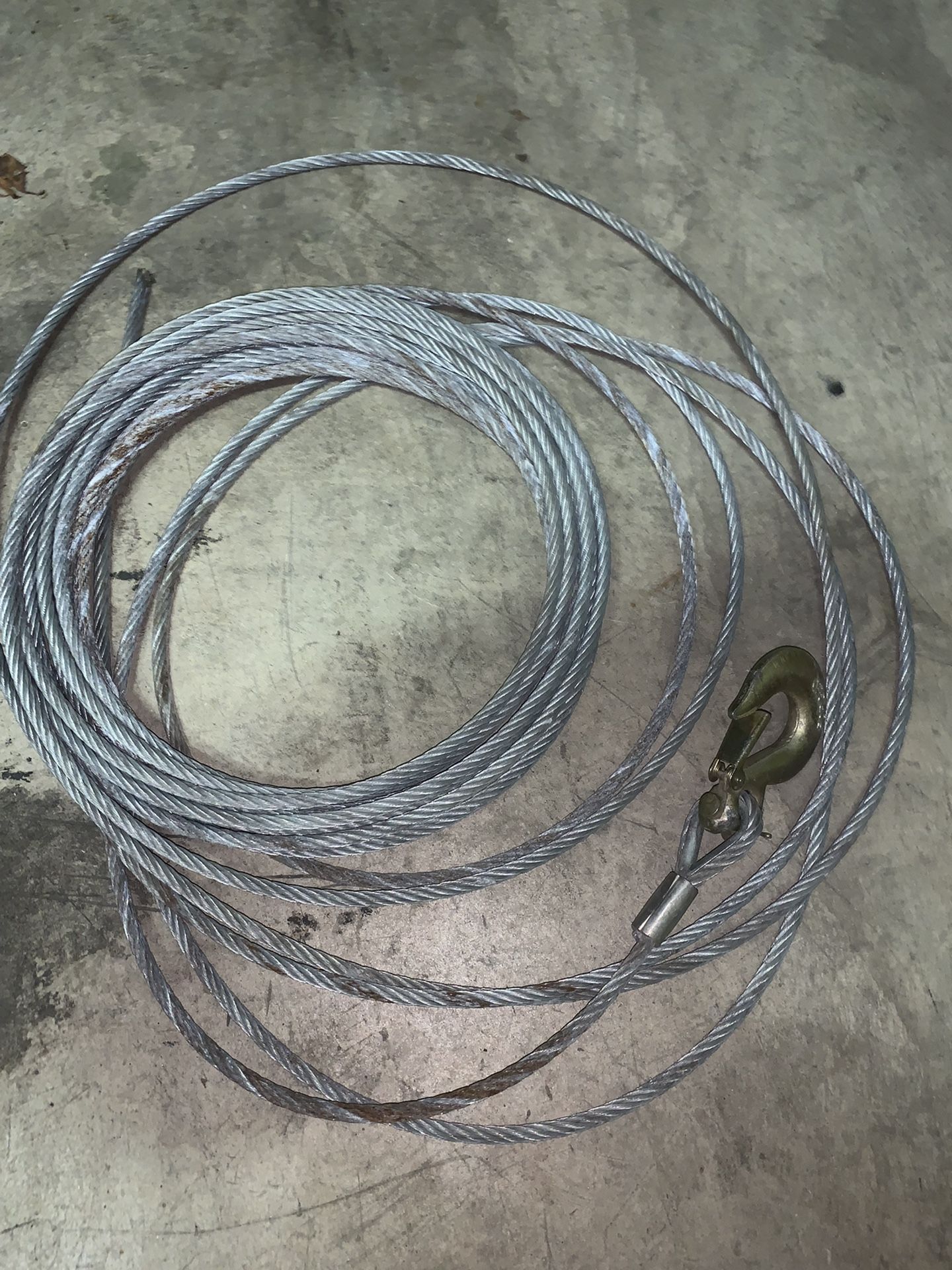 Winch Cable With Hook 60 Ft
