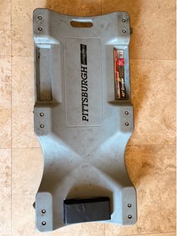PITTSBURGH 300 lb. Capacity Low-Profile Creeper, Gray