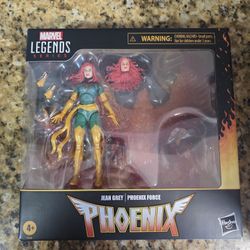 Marvel Legends Series Jean Grey with Phoenix Force Display, Deluxe X-Men Comics Collectible 6-Inch Action Figure